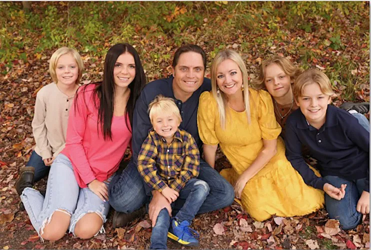 Chiropractor Andover MN Karrie L With Family