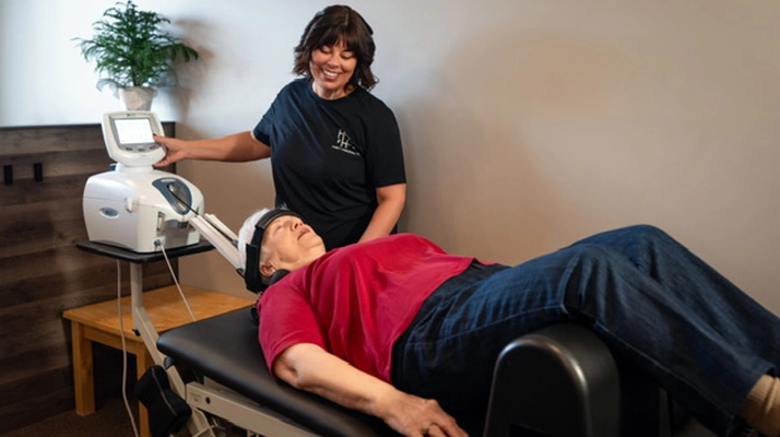 Chiropractic Andover MN Pam With Disc Pain Patient